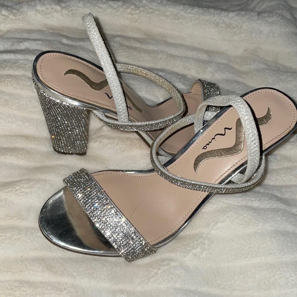 Small bedazzled heels